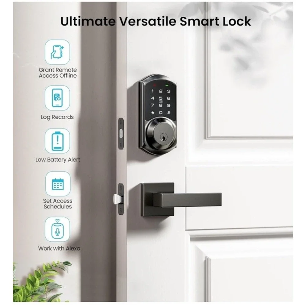 Veise‎ VE06-L Wifi Smart Lock With Lever, Open Box, New